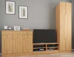 VCM Garderobenschrank »Holz Wandspiegel Spiegel Diele Flur Balia« 1 Stk. tlg.