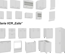 VCM Herdumbauschrank »Ofenschrank Breite 60 cm Herdschrank Küche Esilo«