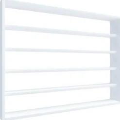 VCM Hängeschrank »Holz Wandregal Gewürzregal Regal Küche Esaldi L« 1 Stk. tlg.