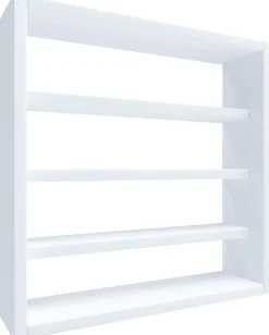 VCM Hängeschrank »Holz Wandregal Gewürzregal Regal Küche Esaldi S« 1 Stk. tlg.