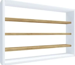 VCM Hängeschrank »Holz Wandregal Gewürzregal Regal Küche Esaldi M« 1 Stk. tlg.