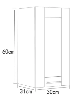 VCM Hängeschrank »Küchenschrank B. 30 cm Hängeschrank Küche Colura« 1 Stk. tlg.