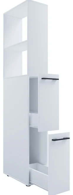 VCM Hochschrank »Holz Badmöbel Nischenschrank Schublade Sadilo XL« 1 Stk. tlg.
