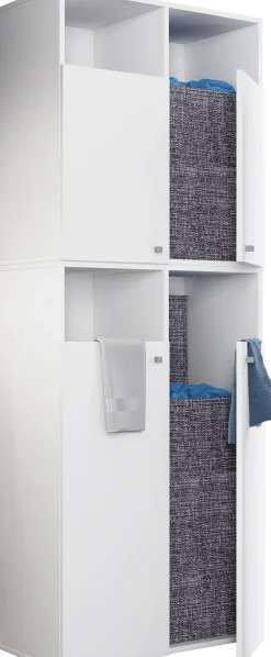 VCM Hochschrank »Wäscheschrank Wäschetruhe Wäschebox Dreso XXL 4f« 1 Stk. tlg.