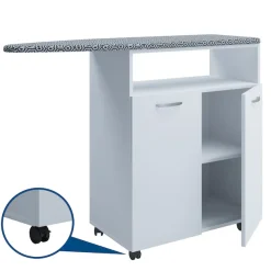 VCM Kommode »Holz Bügelbrett Kommode Sideboard Rollen Bigilo« 1 Stk. tlg.