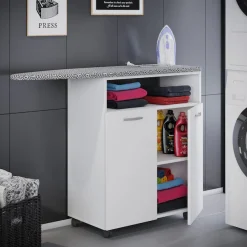 VCM Kommode »Holz Bügelbrett Kommode Sideboard Rollen Bigilo« 1 Stk. tlg.