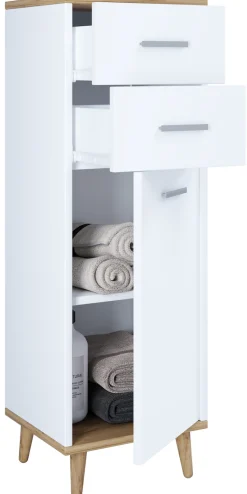 VCM Kommode »Holz Kommode Beistellmöbel Schublade Lindas« 1 Stk. tlg.