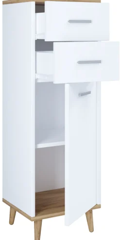 VCM Kommode »Holz Kommode Beistellmöbel Schublade Lindas« 1 Stk. tlg.