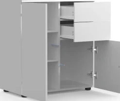 VCM Kommode »Holz Kommode Sideboard Anrichte Dalosa 4 Schublade« 1 Stk. tlg.