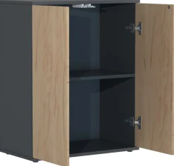 VCM Kommode »Holz Kommode Sideboard Anrichte Dalosa 2 Drehtüren« 1 Stk. tlg.