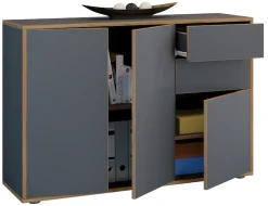 VCM Kommode »Holz Kommode Sideboard Salia Breite 110 Schublade« 1 Stk. tlg.