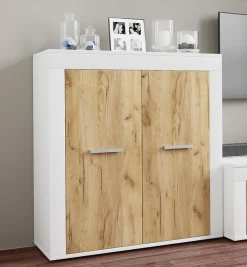 VCM Kommode »Holz Kommode Sideboard Anrichte Usilo 2 Drehtüren« 1 Stk. tlg.