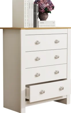 VCM Kommode »Kommode Sideboard Schublade Balusa XL« 1 Stk. tlg.