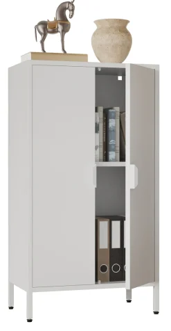 VCM Kommode »Stahl Kommode Sideboard Schrank Drehtüren Flokas M« 1 Stk. tlg.