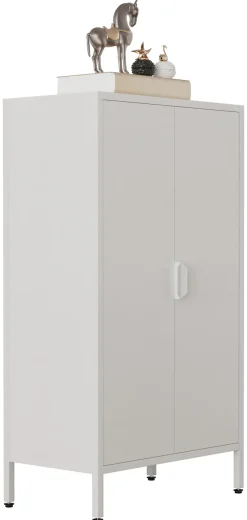VCM Kommode »Stahl Kommode Sideboard Schrank Drehtüren Flokas M« 1 Stk. tlg.