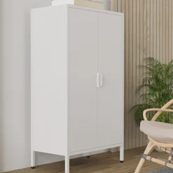 VCM Kommode »Stahl Kommode Sideboard Schrank Drehtüren Flokas M« 1 Stk. tlg.