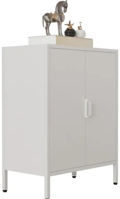 VCM Kommode »Stahl Kommode Sideboard Schrank Drehtüren Flokas S« 1 Stk. tlg.