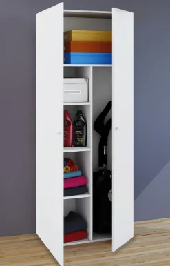 VCM Mehrzweckschrank »Holz Besenschrank Staubsauger Putzschrank Vandol« 1 Stk. tlg.