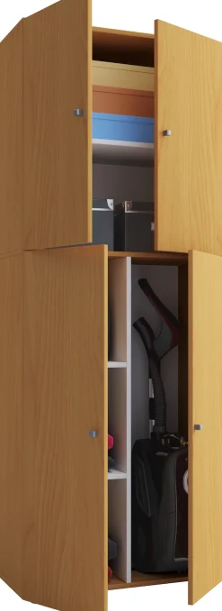 VCM Mehrzweckschrank »Holz Besenschrank Staubsauger Putzschrank Lona« 1 Stk. tlg.
