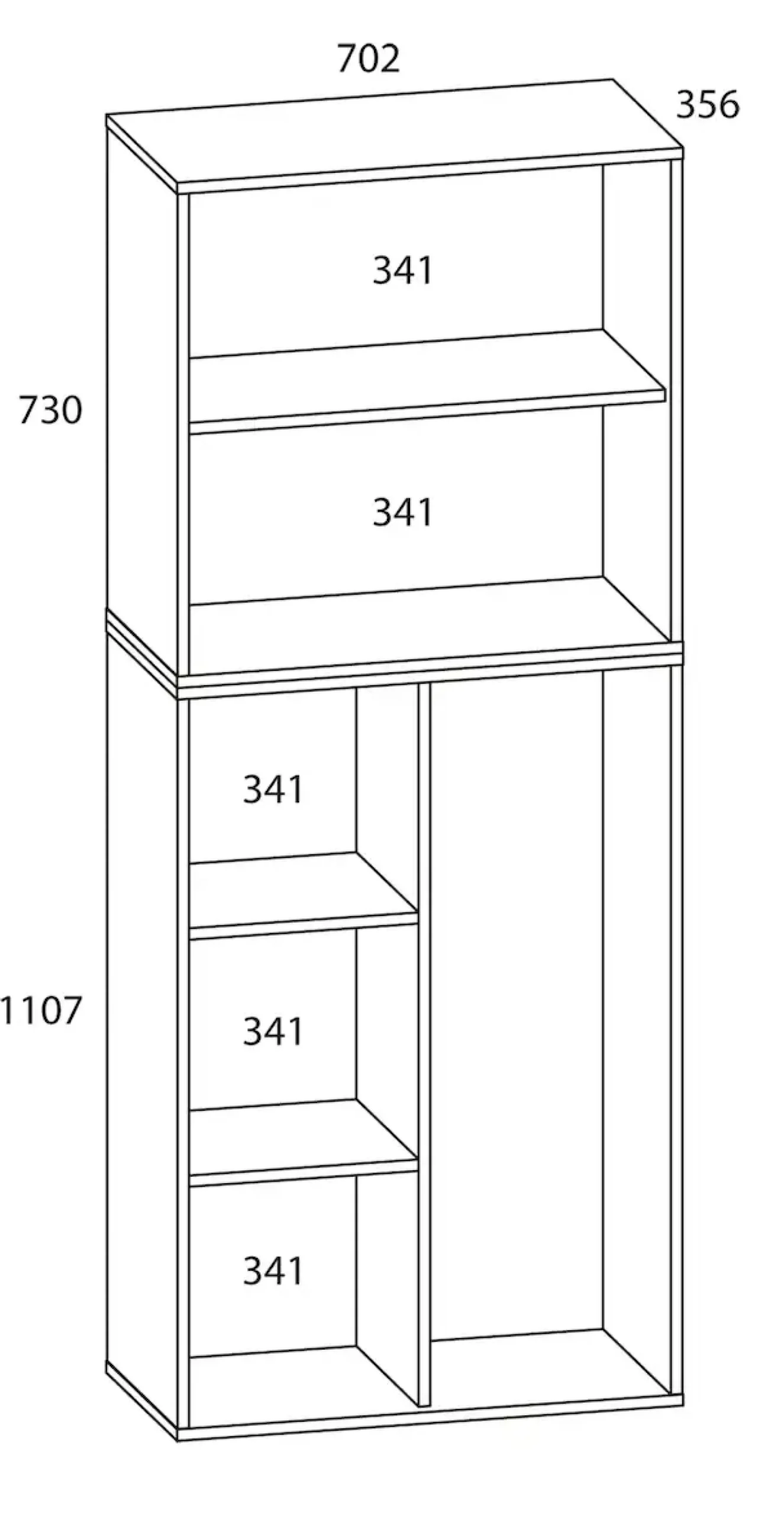 VCM Mehrzweckschrank »Holz Besenschrank Staubsauger Putzschrank Lona« 1 Stk. tlg.