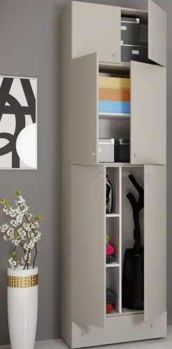 VCM Mehrzweckschrank »Holz Besenschrank Staubsauger Putzschrank Lona SA« 1 Stk. tlg.