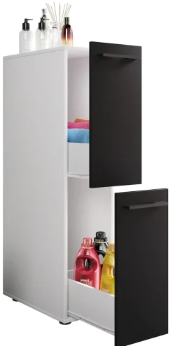 VCM Midischrank »Holz Badmöbel Nischenschrank Schublade Sadilo L« 1 Stk. tlg.