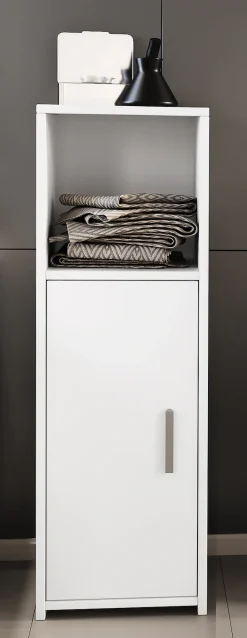 VCM Midischrank »Holz Badmöbel Midischrank Badschrank Bad Zalo« 1 Stk. tlg.