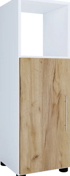 VCM Midischrank »Holz Badmöbel Midischrank Badschrank Bad Flandu« 1 Stk. tlg.