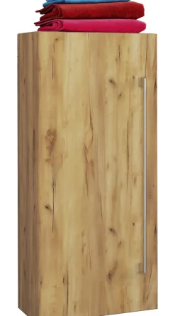 VCM Midischrank »Holz Badmöbel Midischrank Badschrank Bad Badinos D« 1 Stk. tlg.