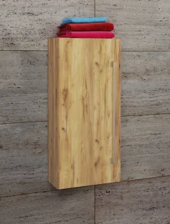 VCM Midischrank »Holz Badmöbel Midischrank Badschrank Bad Badinos D« 1 Stk. tlg.
