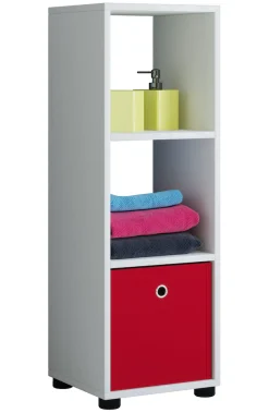 VCM Midischrank »Holz Badmöbel Midischrank Badregal Benos-3« 1 Stk. tlg.