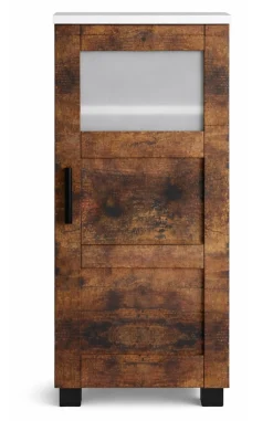 VCM Midischrank »Holz Badschrank Midischrank Nilari 70 x 38 x 28 cm« 1 Stk. tlg.