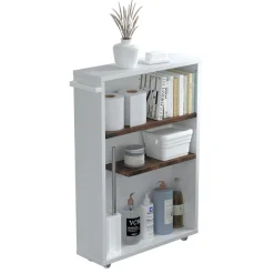 VCM Midischrank »Holz Badschrank Nischenregal Nilari 61 x 20 x 45« 1 Stk. tlg.