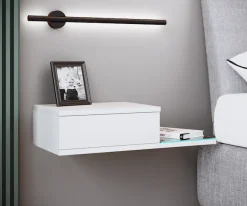 VCM Nachttisch »Design Wandschublade Nachttisch Regal Konsila L« 1 Stk. tlg.