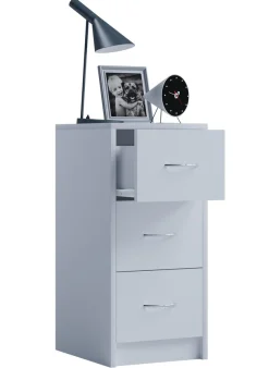 VCM Nachttisch »Holz Nachtschrank Nachttisch Schublade Boxal Maxi« 1 Stk. tlg.