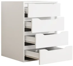 VCM Nachttisch »Holz Nachtschrank Nachttisch Schublade Malira L« 1 Stk. tlg.