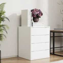 VCM Nachttisch »Holz Nachtschrank Nachttisch Schublade Malira L« 1 Stk. tlg.