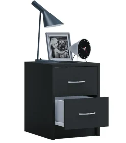 VCM Nachttisch »Holz Nachtschrank Nachttisch Schublade Boxal Mini« 1 Stk. tlg.