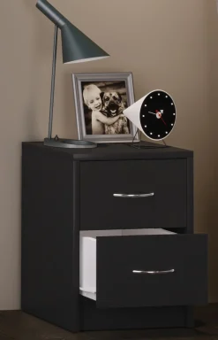 VCM Nachttisch »Holz Nachtschrank Nachttisch Schublade Boxal Mini« 1 Stk. tlg.