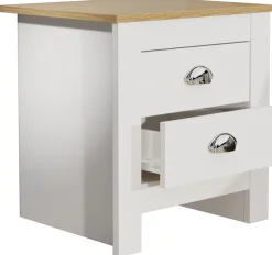 VCM Nachttisch »Holz Nachttisch Beistelltisch Schublade Balusa« 1 Stk. tlg.