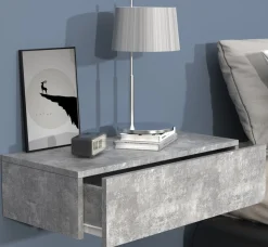 VCM Nachttisch »Holz Wandschublade Wand Hänge Nachttisch Usal M60« 1 Stk. tlg.