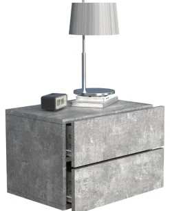 VCM Nachttisch »Holz Wandschublade Wand Hänge Nachttisch Usal L45« 1 Stk. tlg.