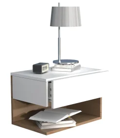 VCM Nachttisch »Wandschublade Wand Hänge Nachttisch Usal XL 45cm« 1 Stk. tlg.