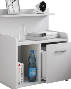 VCM Nachttisch »XL Hoher Nachtschrank Nachttisch Schublade Nilasa« 1 Stk. tlg.