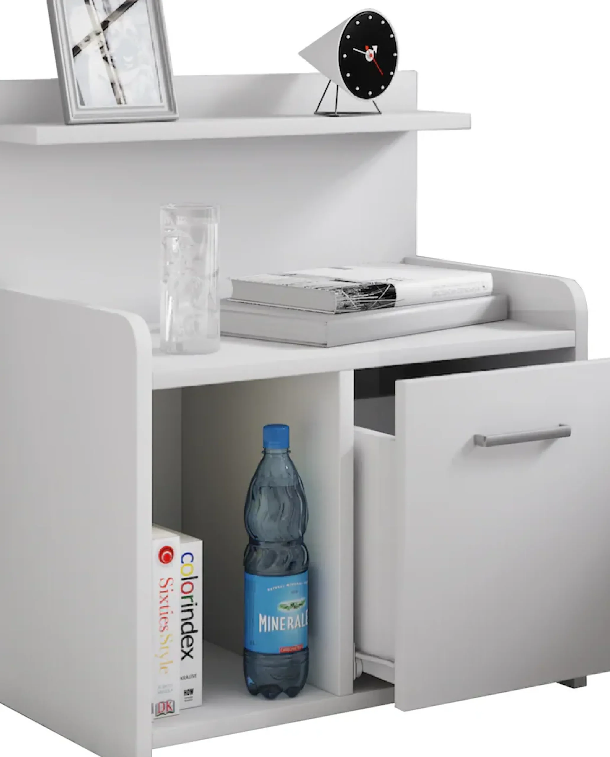 VCM Nachttisch »XL Hoher Nachtschrank Nachttisch Schublade Nilasa« 1 Stk. tlg.
