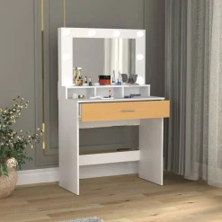 VCM Schminktisch »Schminktisch Frisiertisch Schublade Spiegel Kosmal« 1 Stk. tlg.