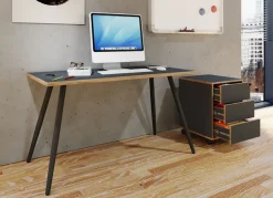 VCM Schreibtisch »Schreibtisch Bürotisch Computertisch Salia 138x80« 1 Stk. tlg.