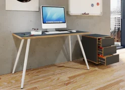 VCM Schreibtisch »Schreibtisch Bürotisch Computertisch Salia 110x80« 1 Stk. tlg.