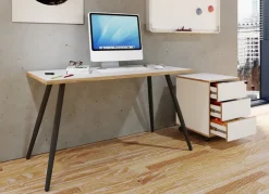 VCM Schreibtisch »Schreibtisch Bürotisch Computertisch Salia 138x50« 1 Stk. tlg.