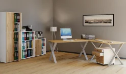 VCM Schreibtisch »Schreibtisch Bürotisch Computertisch 140x50 Lona X« 1 Stk. tlg.
